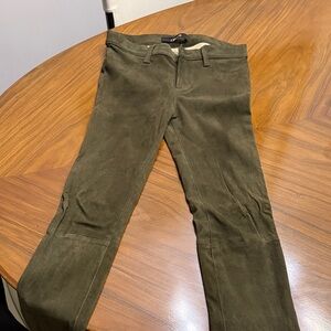 J Brand Dark Olive Skinny Pants